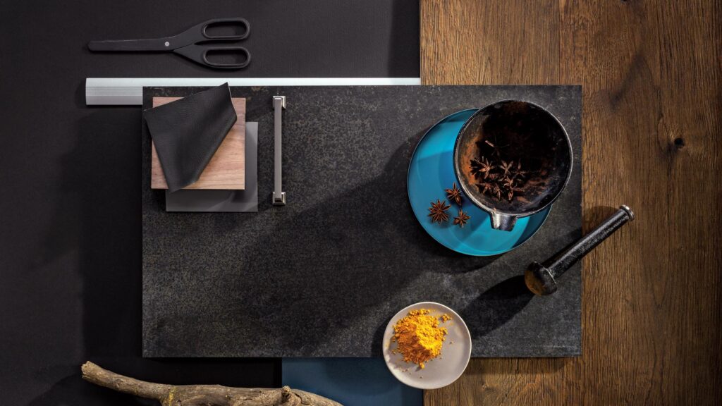 Caesarstone Mood board 302 Metallio-Black