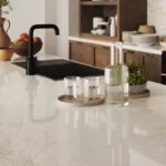 Caesarstone 5152 Goldfinch Kitchen
