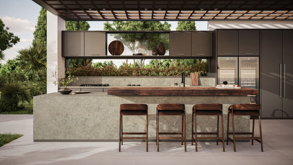 Caesarstone 542 Mosstone Kitchen