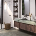 Caesarstone ICON 8477 Ocean Sage Bathroom