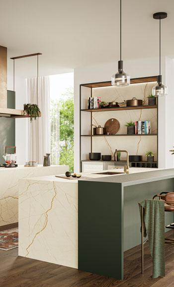 Caesarstone 508 Isobellia Modern Kitchen