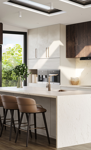 Caesarstone Porcelain 531 Libretta Kitchen