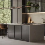 Caesarstone Porcelain 905 Silvertail kitchen
