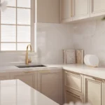 Caesarstone Porcelain 907 MoonIce Kitchen