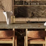 Caesarstone Porcelain 909 Cider Stone kitchen