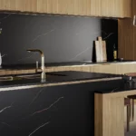 Caesarstone Porcelain 911 Midnight Spark kitchen