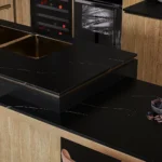 Caesarstone Porcelain 911 Midnight Spark kitchen