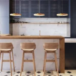 Caesarstone Porcelain 914 Carrara Ice kitchen