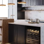 Caesarstone Porcelain 914 Carrara Ice kitchen