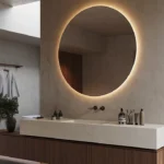 Caesarstone ICON 8252 Sedara white modern bathroom